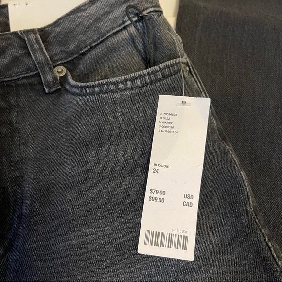 BDG Jeans Skinny High Waisted Size 24 Black New With Tags - Picture 5 of 11